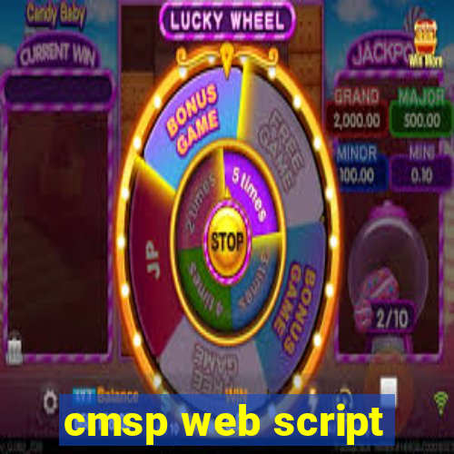 cmsp web script